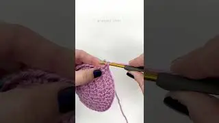 CROCHET: another way to work a color change #shorts #crochet #crochettips #theknottyboss