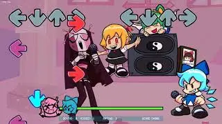 Friday night funkin' Mid fight masses full week as Cirno (+new dialog)