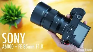 A6000 + FE 85mm 1,8 Kamera APSC pake Lensa Fullframe
