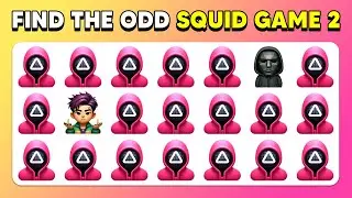 Find the ODD One Out - Squid Game 2 Edition 🦑🎲 Emoji Quiz | Easy, Medium, Hard