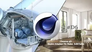 Cinema 4D Seçim Araçları Ve Make EditTable (Obje Şekillendirme)#D6