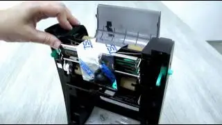 วิธีโหลด ริบบอน loading ribbon TC200 TC300  TC210  TC310 tsc barcode printer