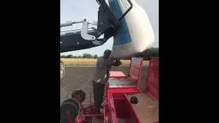 Загрузка удобрения