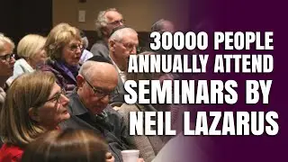 Over 3500 students attended a seminar with Neil Lazarus this July