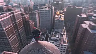Having Fun with Fully Modded Spider-Man on PC (swinging, graphics, suit...)