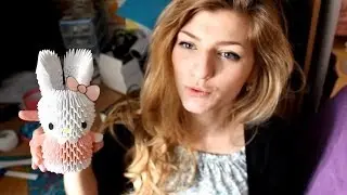 3D Hello Kitty из бумаги или Что подарить маме на 8 марта