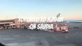 Flight from Toronto to Jeddah on Saudia - iPhone Rec