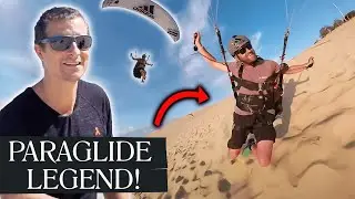 Bear Flies With Paragliding LEGEND! | Bear Uncut