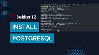 How to Install PostgreSQL on Debian 12 (Bookworm)