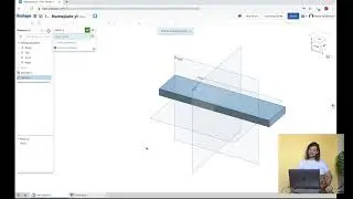 OnShape Free 3D Modeling Software: Make a NamePlate and download an STL for 3D Printing!