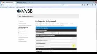 MyBB - Die Installation