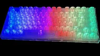 Yunzii X75 Keyboard Crystal Ice Switches