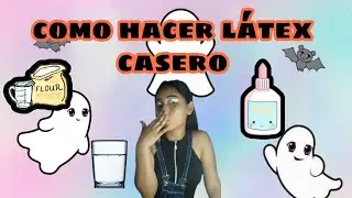 COMO hacer LATEX CASERO  facil👌 (con 3 ingredientes )👌