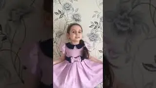 Бассай Алла, 6 лет, стихотворение Елены Плотниковой «И всё о той весне..»