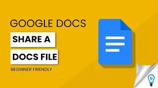 How to Share a Google Docs - Correctly