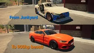 2017 Ford Mustang GT restoration |Car Mechanic Simulator 2021|