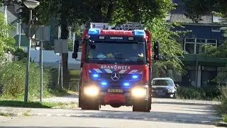 PRIO1 Brandweer en Politie komen met spoed aan bij een mogelijke gaslek in Lelystad