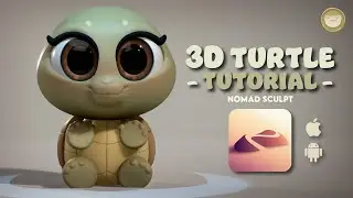 3D Turtle Tutorial! 3D Character Design in Nomad Sculpt | Skillshare Exclusive
