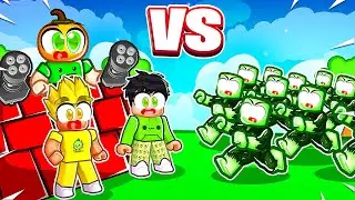 Kendi ZOMBİ SIĞINAĞIMI Kurup Arkadaşlarımı Trolledim! 🧟 | Roblox