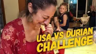 USA VS DURIAN Challenge! PHILIPPINES Fun