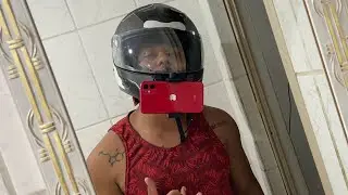 Suporte Para Celular Capacete Moto Vlog Self  IPhone 11