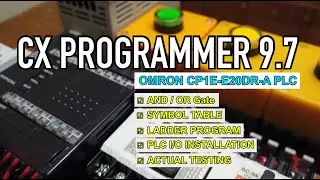 OMRON PLC | HOW TO CREATE A LADDER PROGRAM