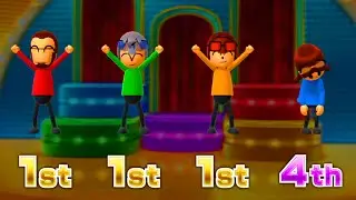 Wii Party U Minigames Dojo Domination Toadeette ( Master Difficily )