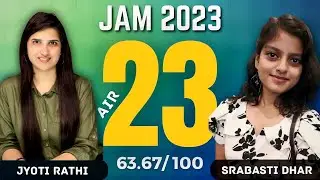 JAM 2023 Chemistry Topper Interview|J Chemistry JAM Result|JAM Chemistry topper 2023|Toppers talk