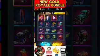 FREE FIRE NEW GOLD ROYALE BUNDLE | #shortvideo #shortfeed #trendingshort #ffgoldroyale #ffshorts #ff