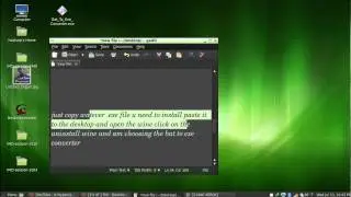 install .exe in mint 10 genome using wine