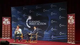 Video: Tim Sheehy and Charlie Kirk speak at Dennison Theatre