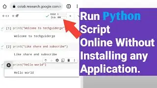 Run Python Script online without installing any application
