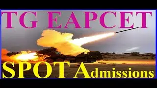 TG EAPCE SPOT Admissions as for per Roster College wise Rosters Points announced