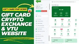 How to Create GiftCard, Crypto Exchange & VTU all in One Website | No Coding Skill Required