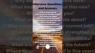 Interview Questions & Answers|English learning|Interview Question|#viral #youtubeshorts #shorts