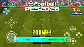 Crazy! Small Size but HD Graphics! Play the Latest PES 2026 PPSSPP Lite on Android!
