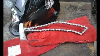 How to make a hatchet cooler - Super easy welding project