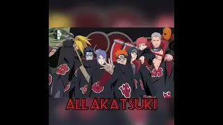 All Akatsuki in Naruto Shippuden