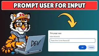 How to Prompt User for Input in Javascript