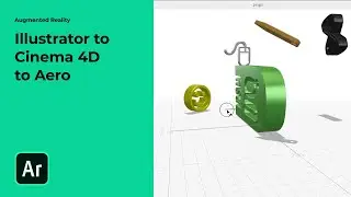 Illustrator to Cinema 4D to Aero