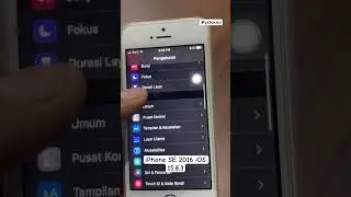iOS 15.8.3 iPhone SE 2016 Gen 1 #ios15 #iphonese2016