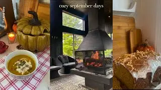 Cozy Fall Vlog 🍂🕯️: Baking, Spa Day, Deer Spotting, Pumpkin Soup, Library & More 🍁