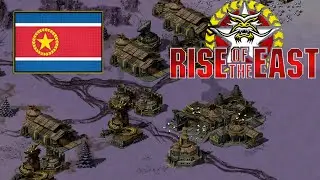 Rise of the east 3.0 North Korea gameplay Generals in red alert 2