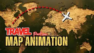 Travel Map Animation Tutorial (Part 1) - Filmora 13 - Filmora 14 - Wondershare Filmora