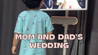 엄마아빠의 결혼영상을 본 아기 반응❤️