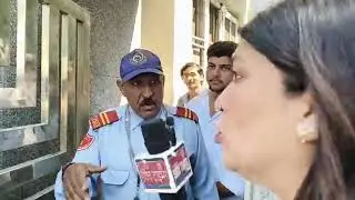 Why did the Principal of Govt Polytechnic Jammu lock the gate????