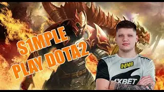 S1mple play Dota2