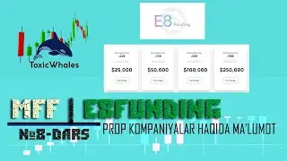 MFF | E8FUNDING I PROP KOMPANIYALAR HAQIDA | 8-DARS