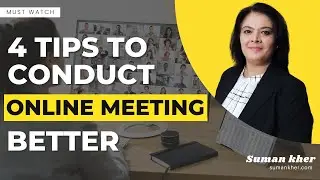 4 tips to conduct online meetings better