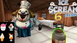 Хитрое прохождение не открывая шкаф с механизмом. Ice Scream 6 / Version 1.2.7🍦🍧